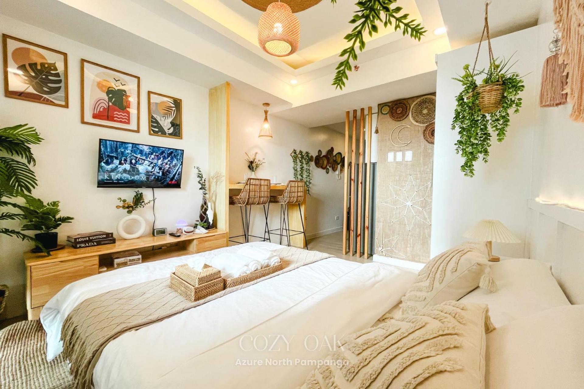 Apartment Cozy Oak - Spacious Boho-inspired Unit With Huge Balcony San Fernando (Pampanga)